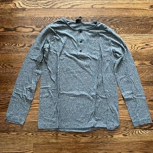 Mens H&M long sleeve henley